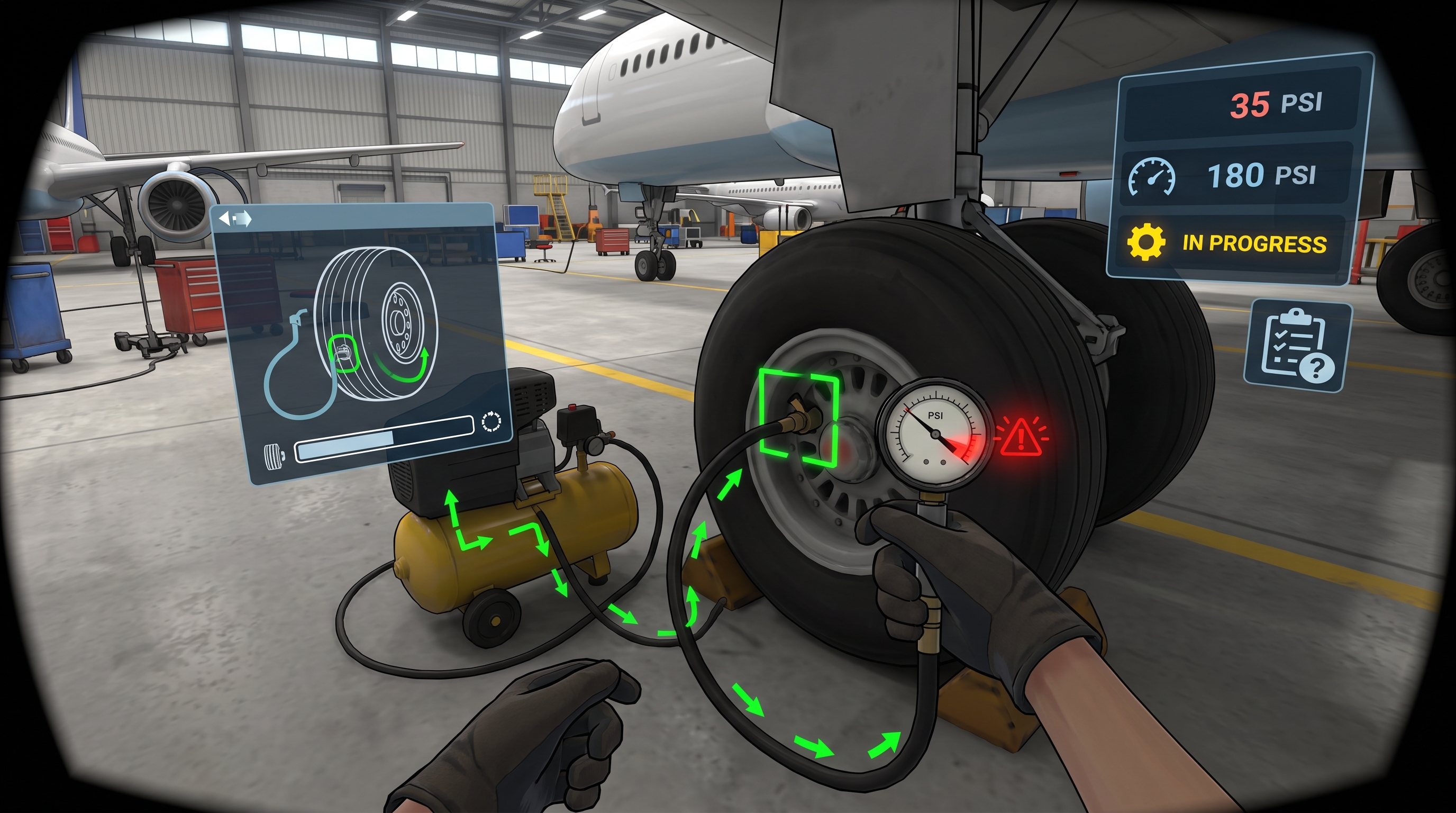 Tire Pressure (PSI) Check